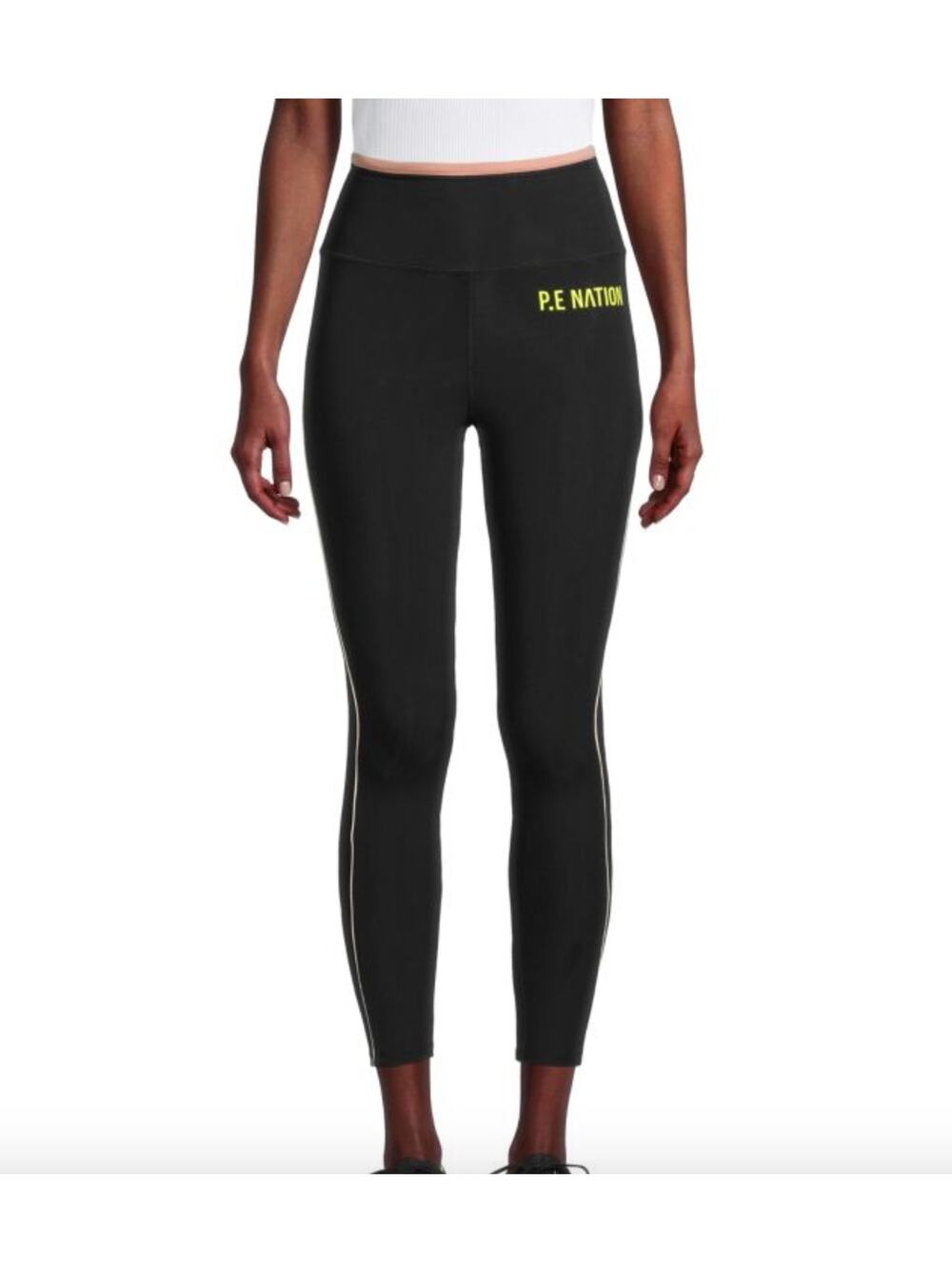 P.E Nation Women's Size Large Black Match Play Stretch-Bamboo Leggings
